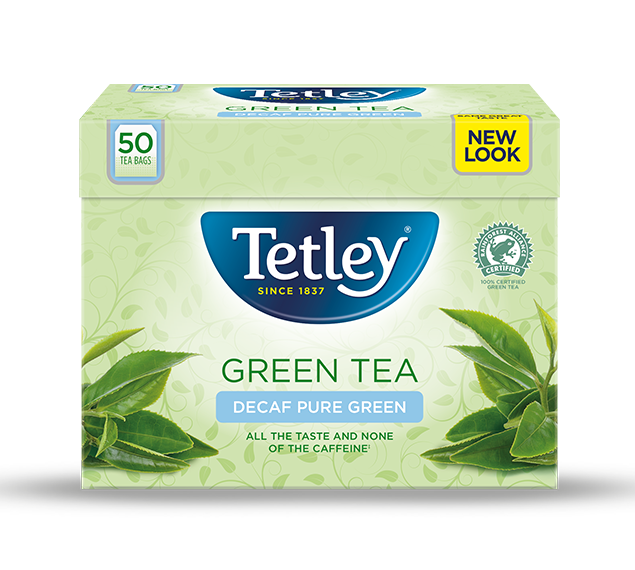 Tetley Green Tea Decaf Pure - 50s