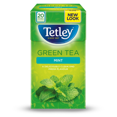 Tetley Green Tea Mint - PLP