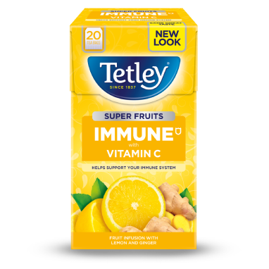 Tetley Super Fruits Immune Lemon & Ginger - PLP