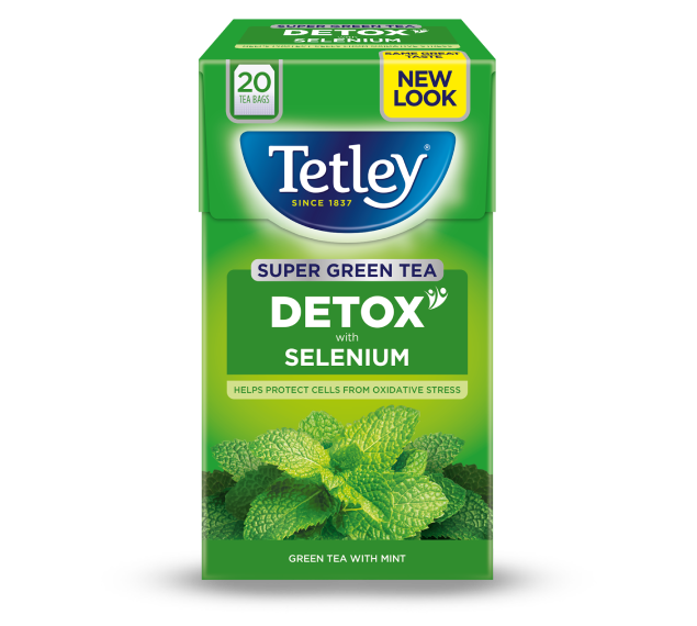 Tetley Super Green Tea Detox Mint - 20s
