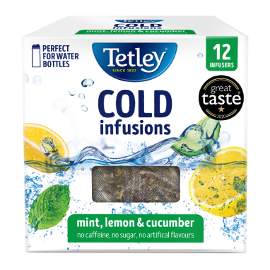 Tetley Cold Infusions Mint, Lemon and Cucumber - PLP