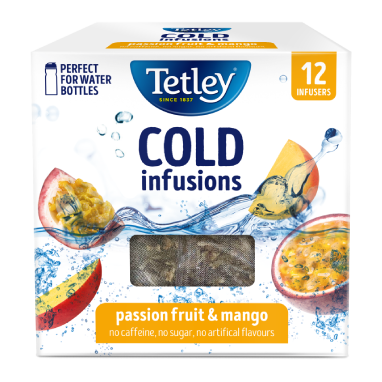 Tetley Cold Infusions Passion Fruit and Mango - PLP