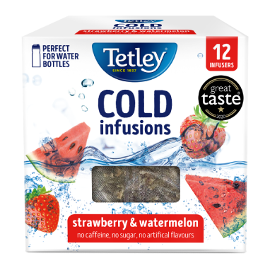 Tetley Cold Infusions Strawberry and Watermelon - PLP