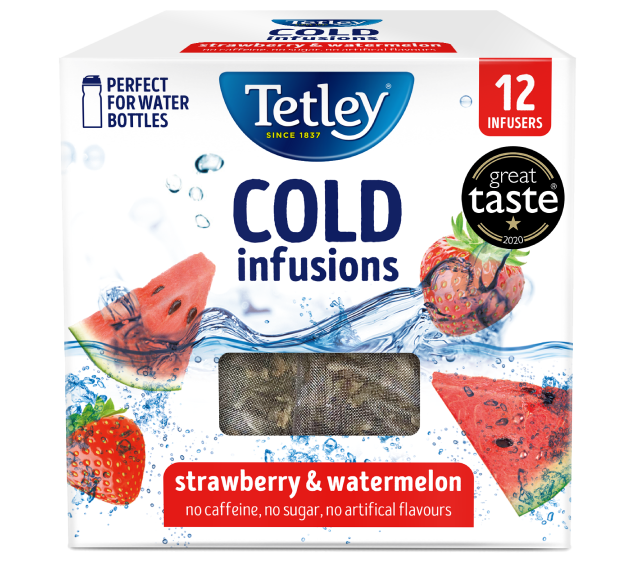 Tetley Cold Infusions Strawberry and Watermelon - 12s