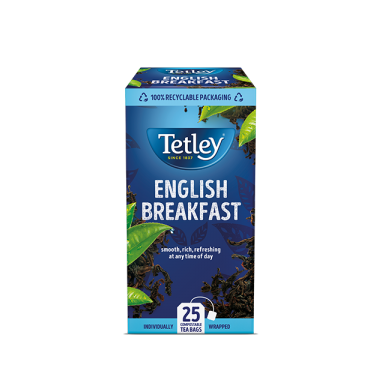 TETLEY ENGLISH BREAKFAST TEA