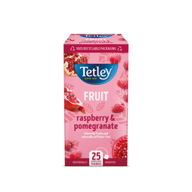 Tetley Raspberry & Pomegranate Tea