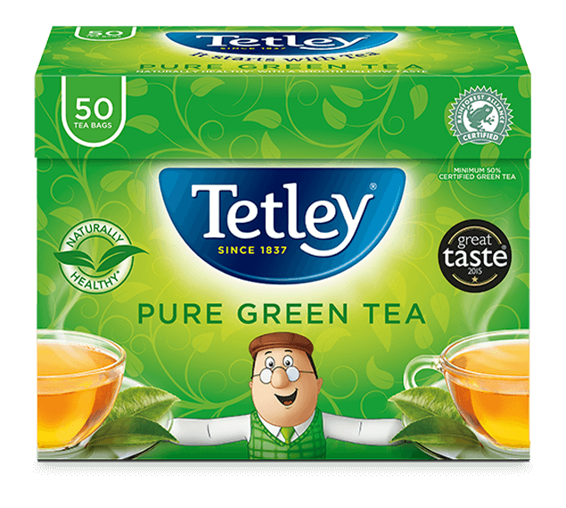 Tetley Green Tea Pure - 50s
