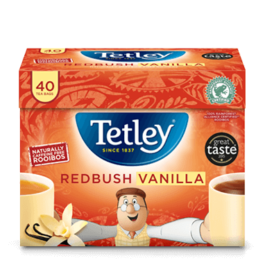 Tetley Redbush Vanilla -  PLP